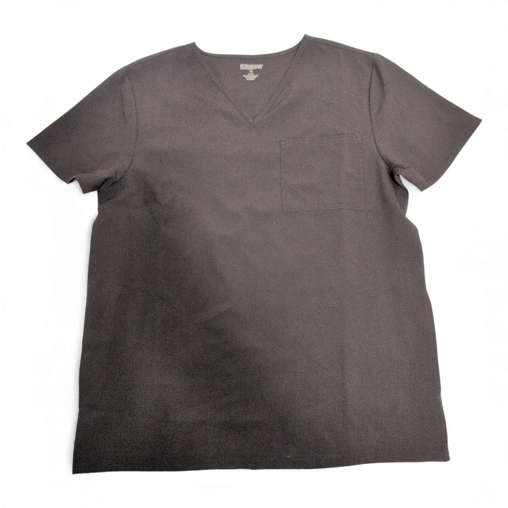 Scrubstar Women's Black V-Neck Scrub Top - Size S
